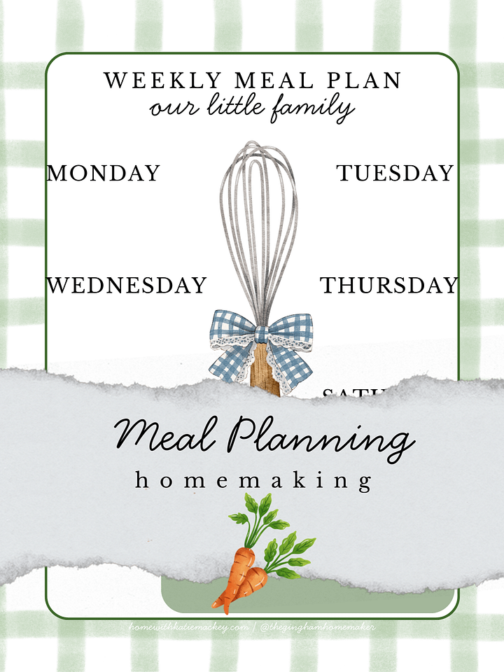 Weekly Meal Planning product image (1)