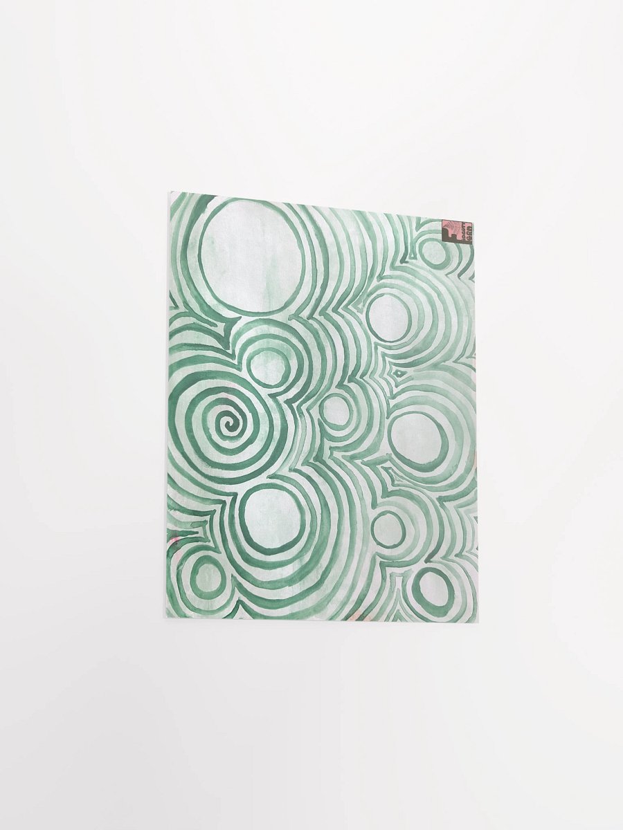 "Green Swirl" Poster Print product image (3)