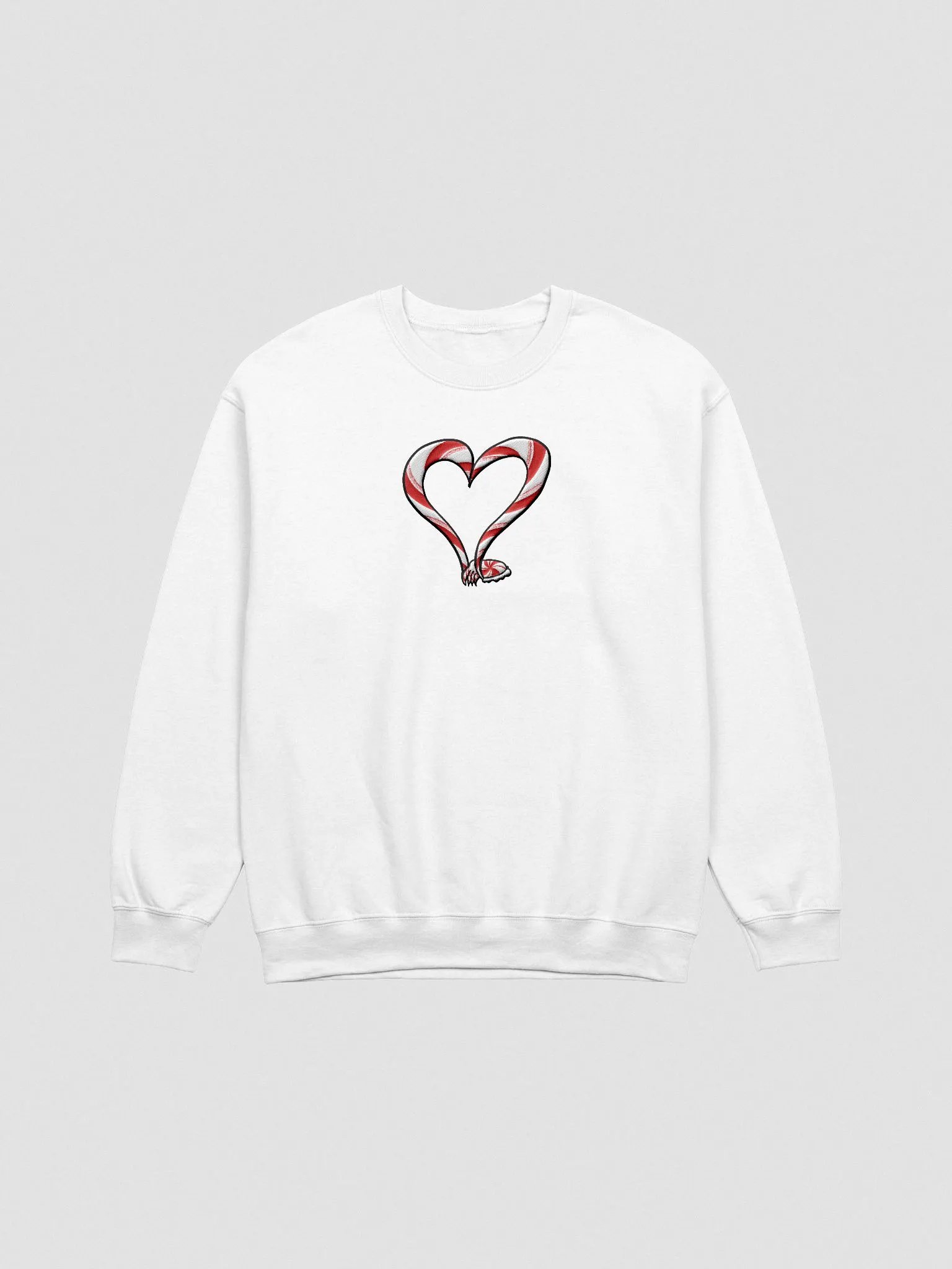 Candycane Tentacle Heart- Embroidered Crewneck Sweatshirt product image (35)