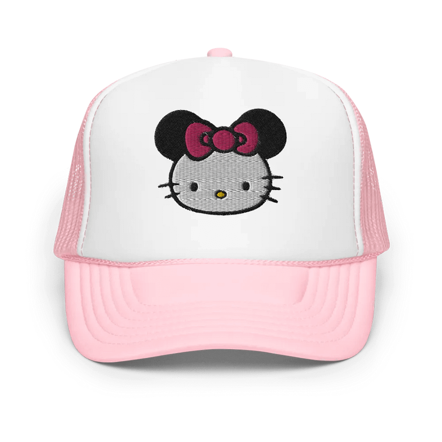 Hello Kitty x Minnie Trucker Hat (Pink Bow) product image (1)