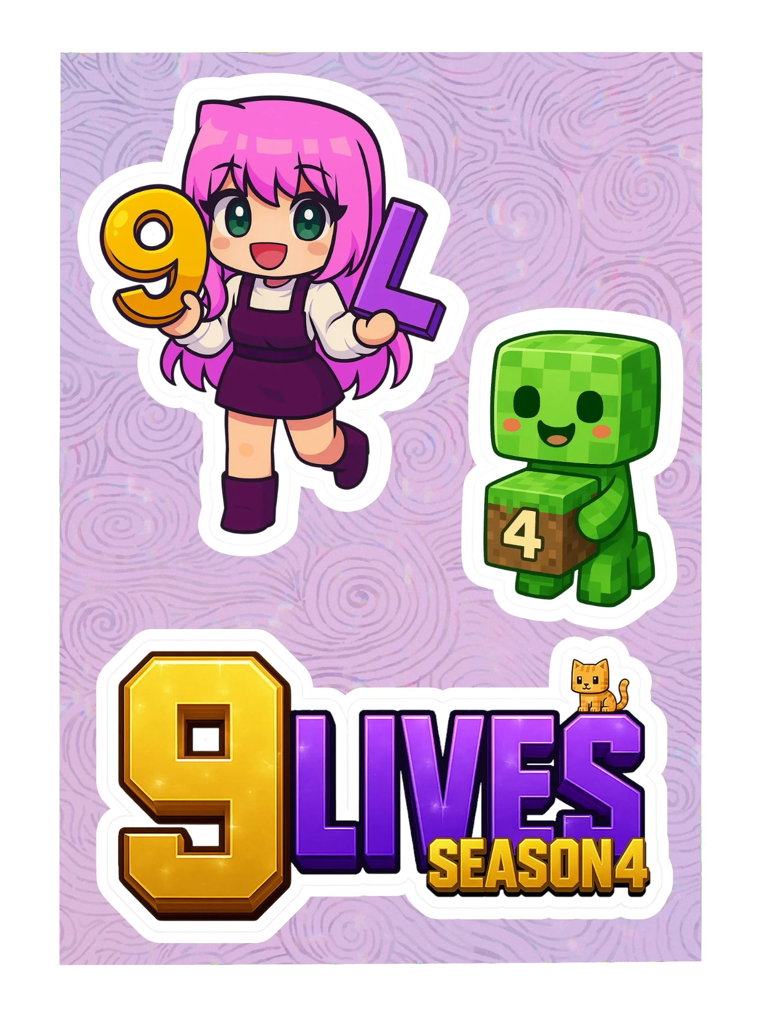 9LS4 TheBayker Sticker Sheet product image (1)