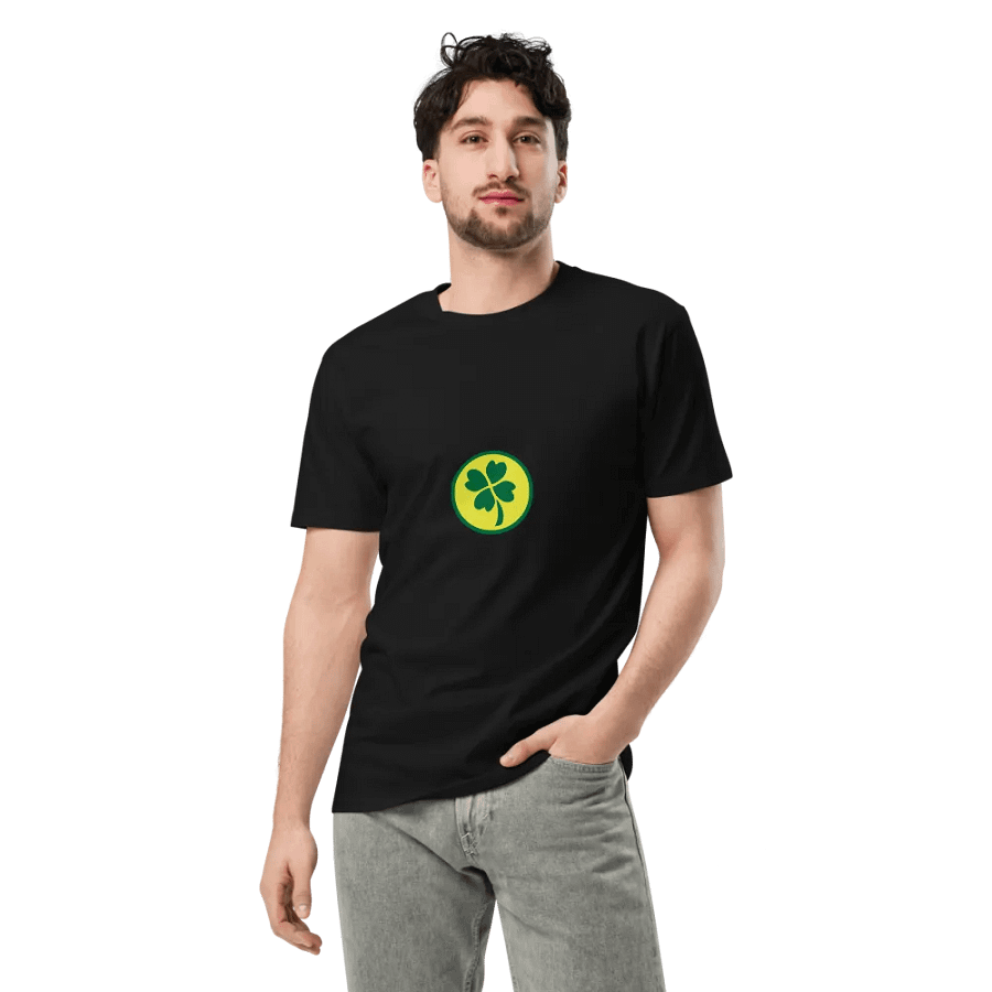Lucky Clover Circle Unisex T-Shirt product image (7)