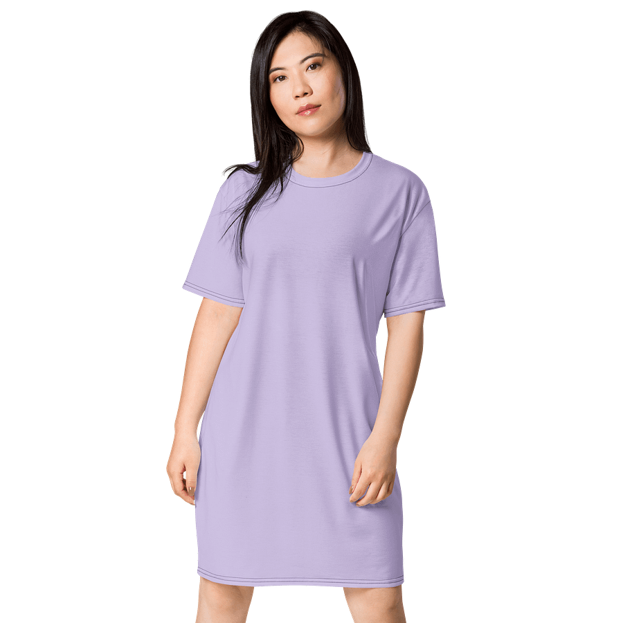 Oversized T-Shirt Dress - Ethereal Fog, Sizes 2XS-6XL product image (1)