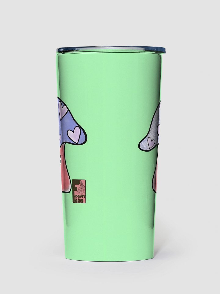 "Mushroom Love" Stainless Steel Tumbler product image (1)