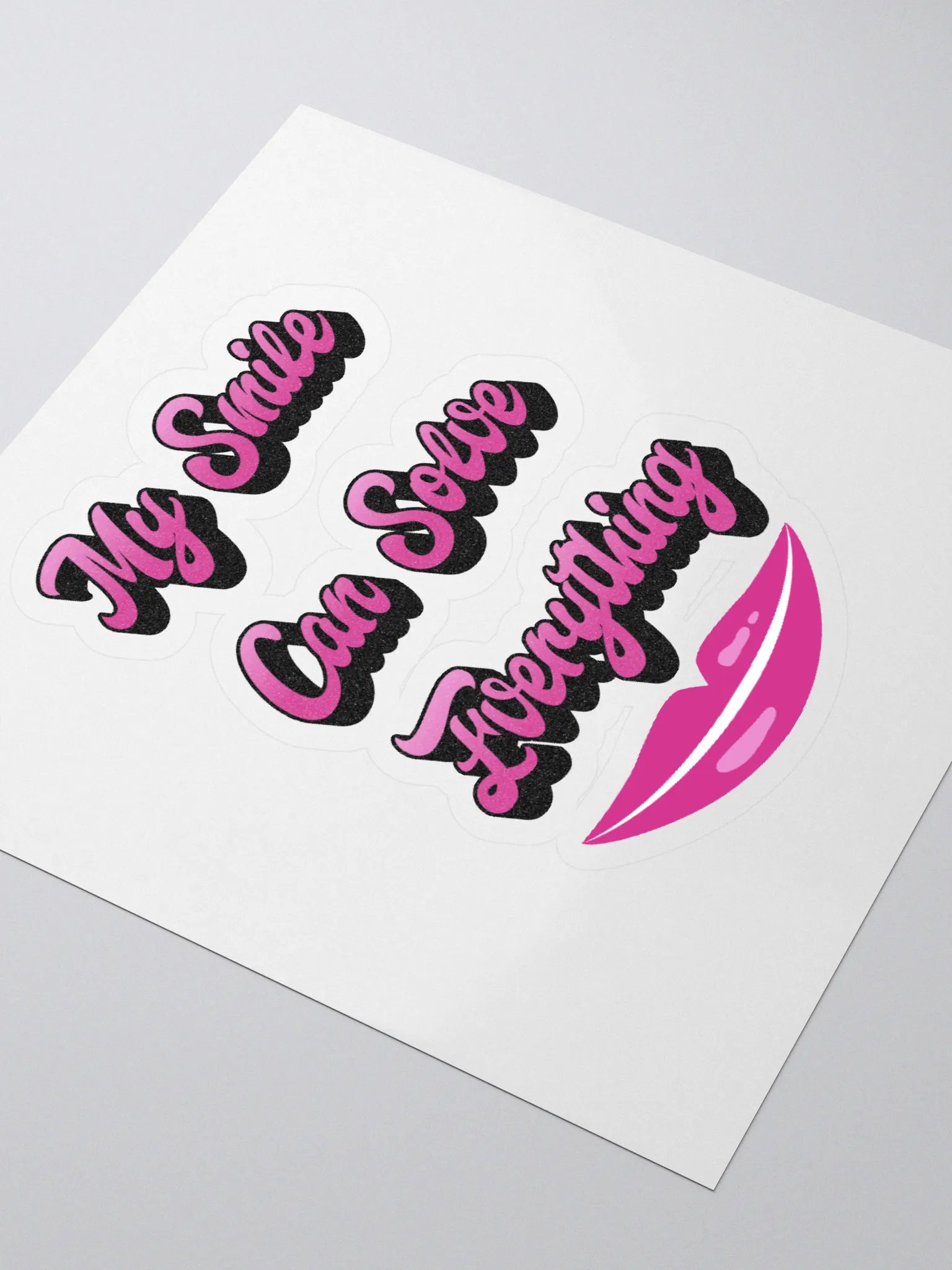My Smile Can Solve Everything Sticker product image (3)