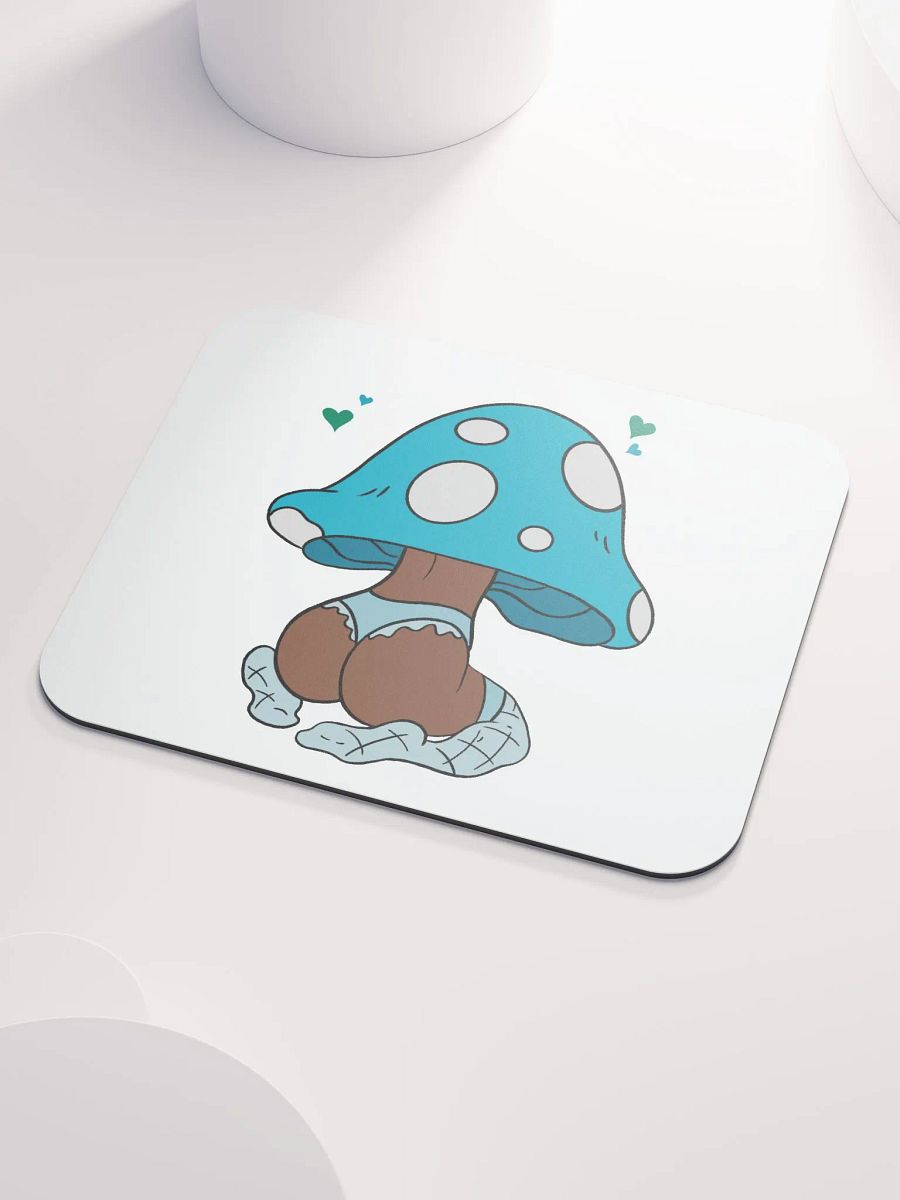 Mushroom Baddie Desk Mat - Dark Blue product image (3)