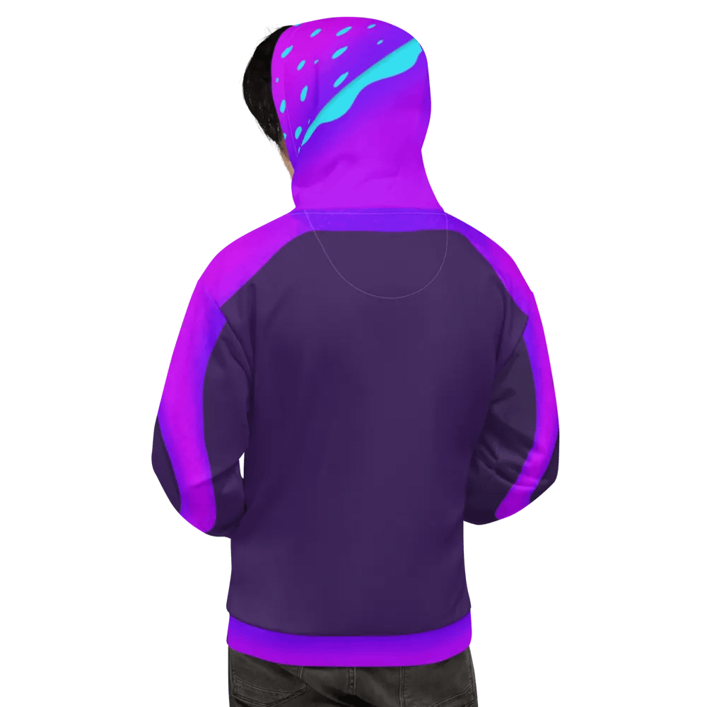 Purple Night Cuttle Full Print Hoodie - based on ACNH custom design product image (6)