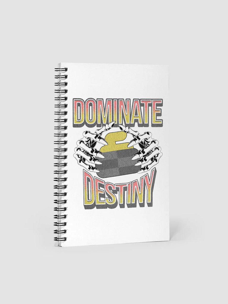 Dominate Destiny Curling Spiral Notebook product image (2)