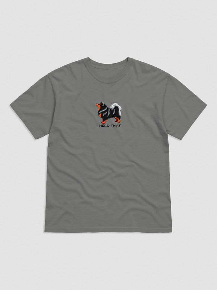 I Herd That T-Shirt(Embroidered) of a Finnish Lapphund(Black & Tan) product image (6)