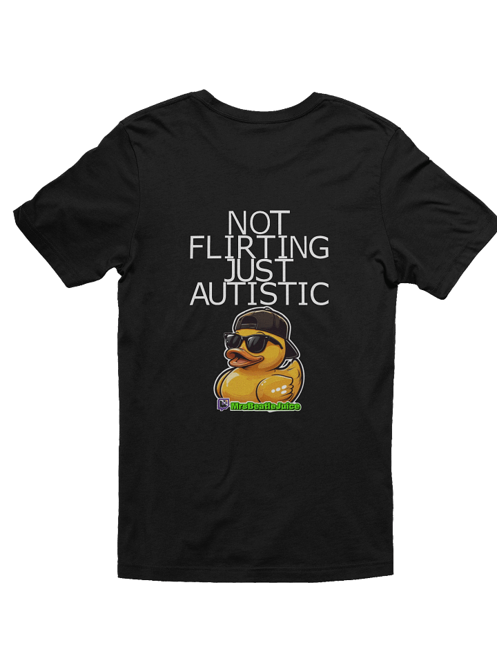 NOT FLIRTING!! - Black Tee product image (2)