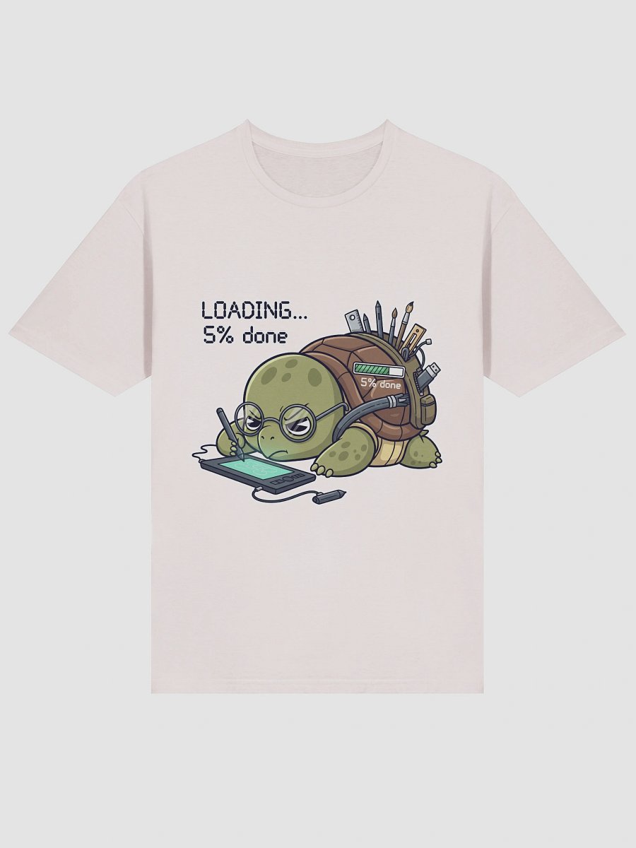 Techie Turtle on Drawing Tablet Unisex T-Shirt product image (115)
