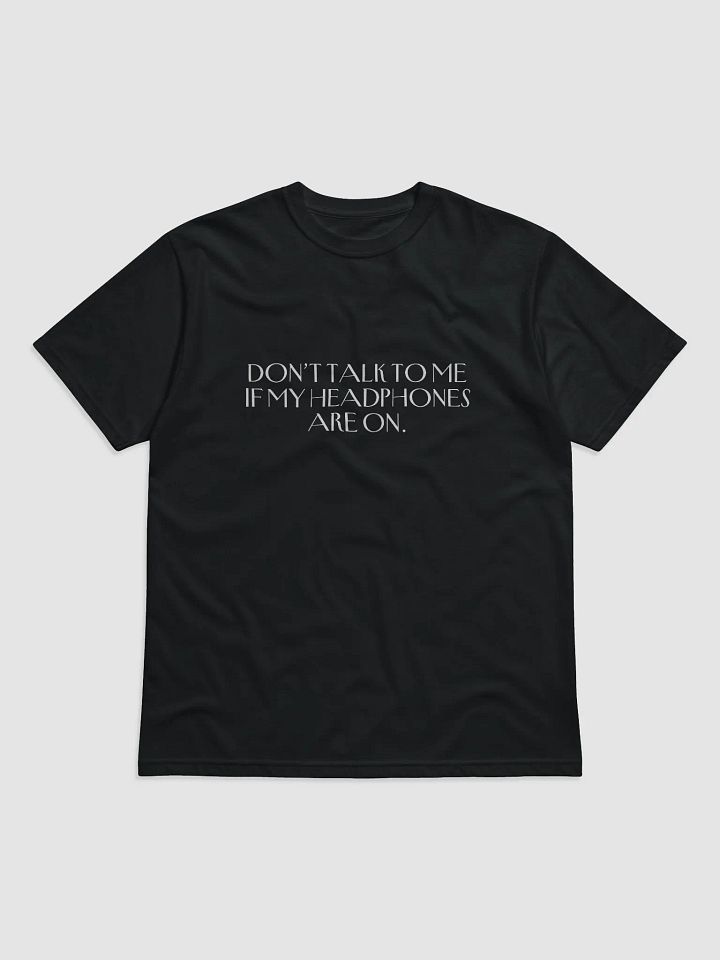 HEADPHONES ON (variant 2) unisex eco tee product image (1)