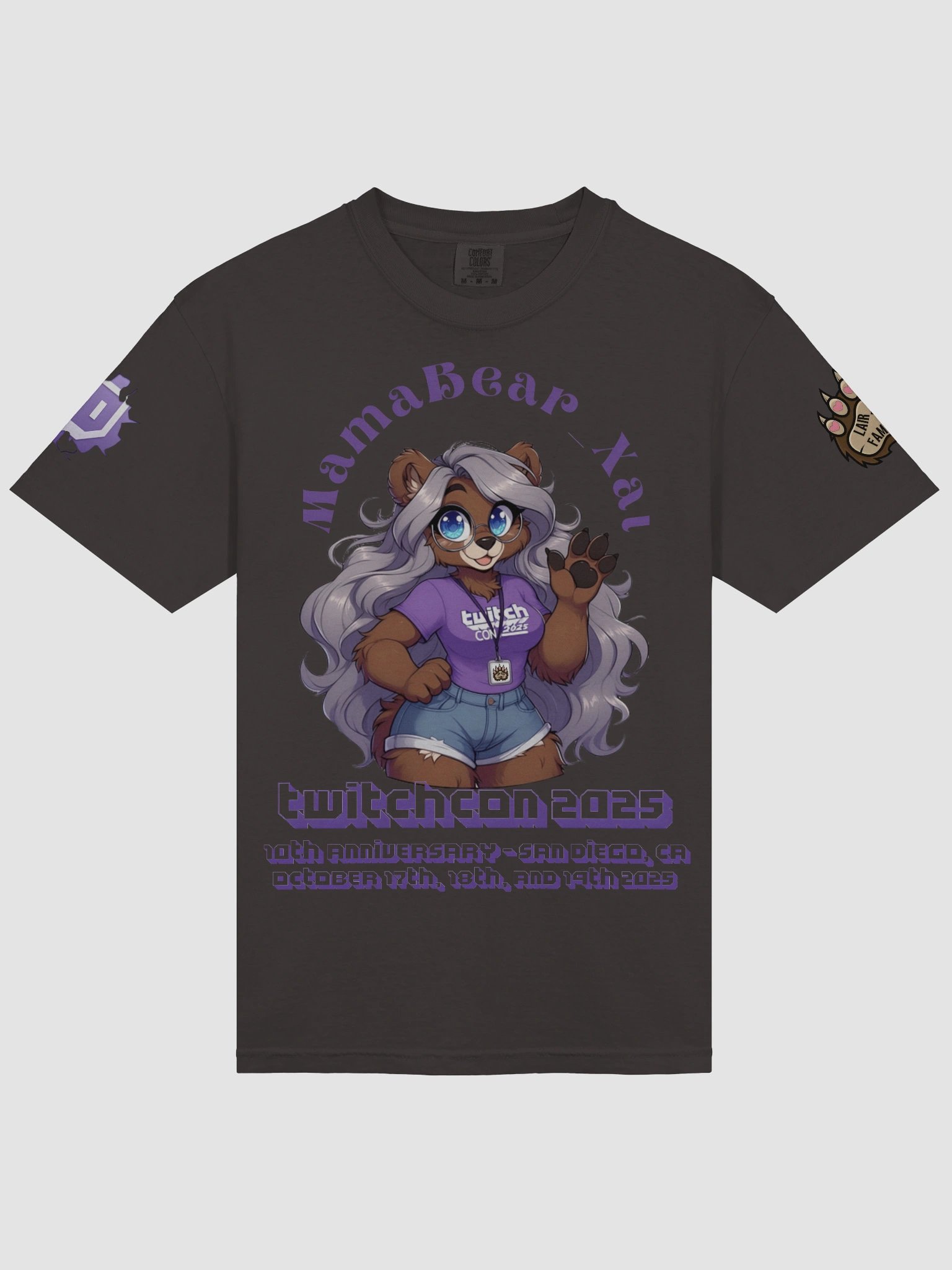 Mama Bear's TwitchCon 2025 T-shirt product image (3)