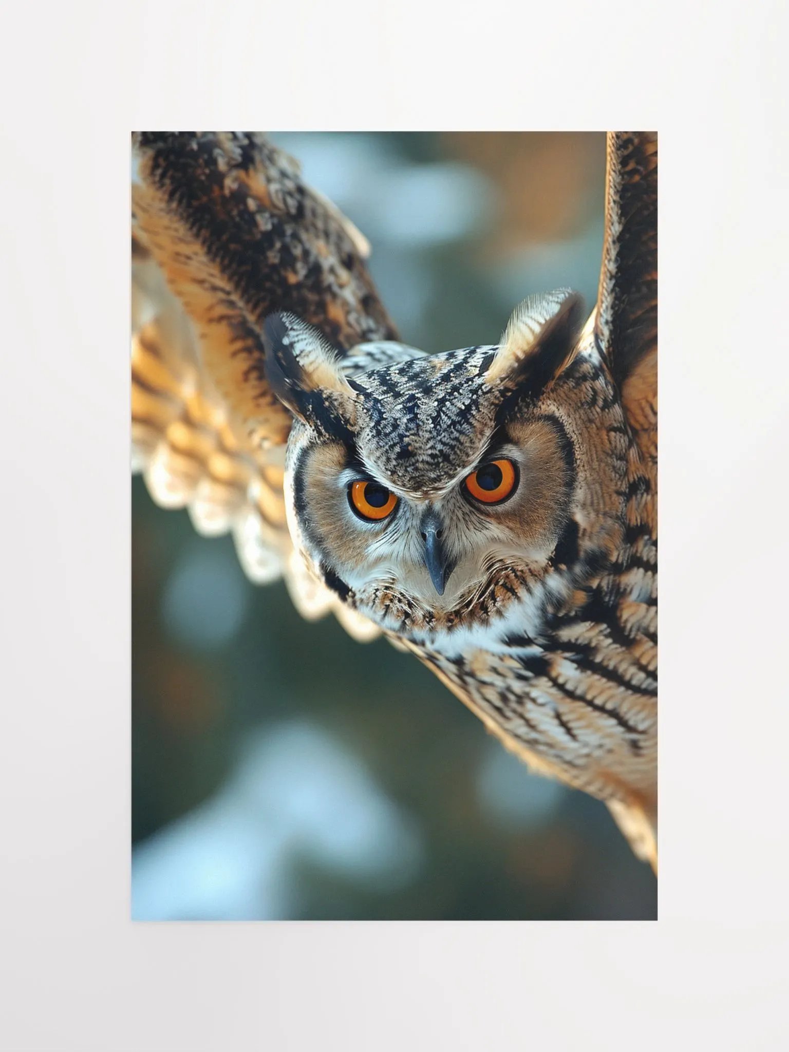 Owl in Flight: Intense Hunting Close-Up product image (12)