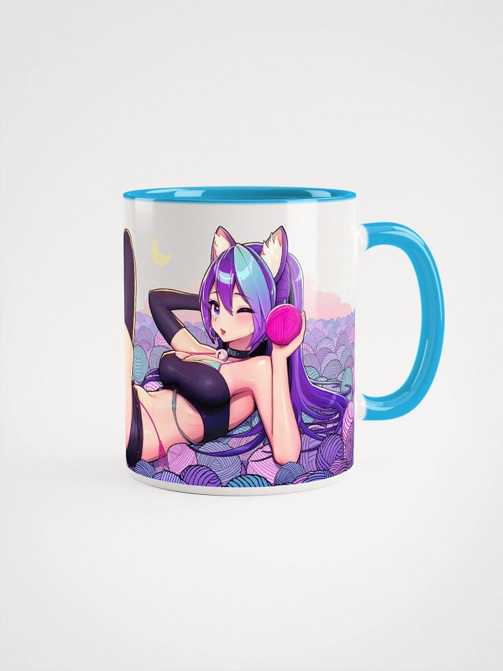Yarnball Coffee Mug Blue/White product image (1)