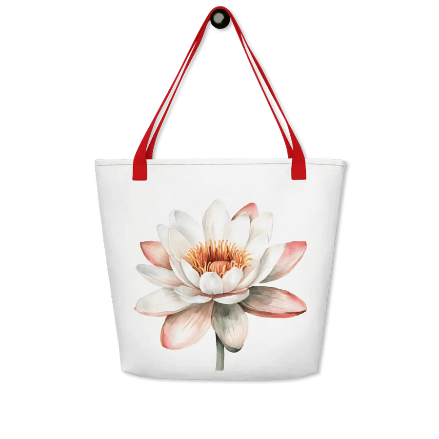 Water Lily Blooms All-Over Tote Bag product image (4)