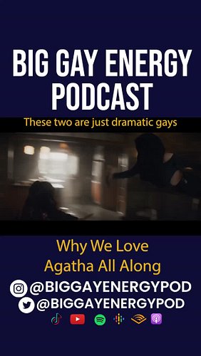 It's missing #agathario time. Hopeful this is not the last epic wlw couple we will see in the MCU

#agathaallalong #riovidal ...