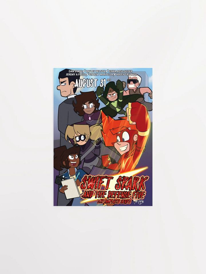 Swift Spark and the Defense Five: Pilot Part One Poster product image (3)