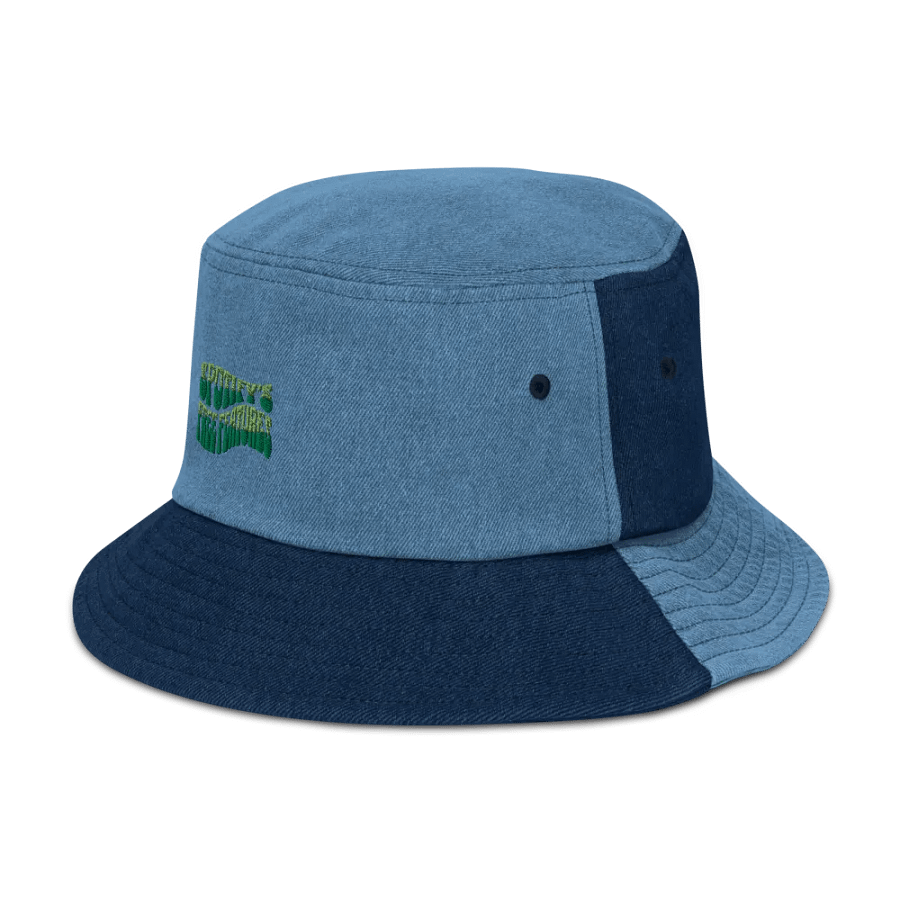 Spotify's Free Features - Colored | Tall Font ( Denim Bucket Hat) product image (17)