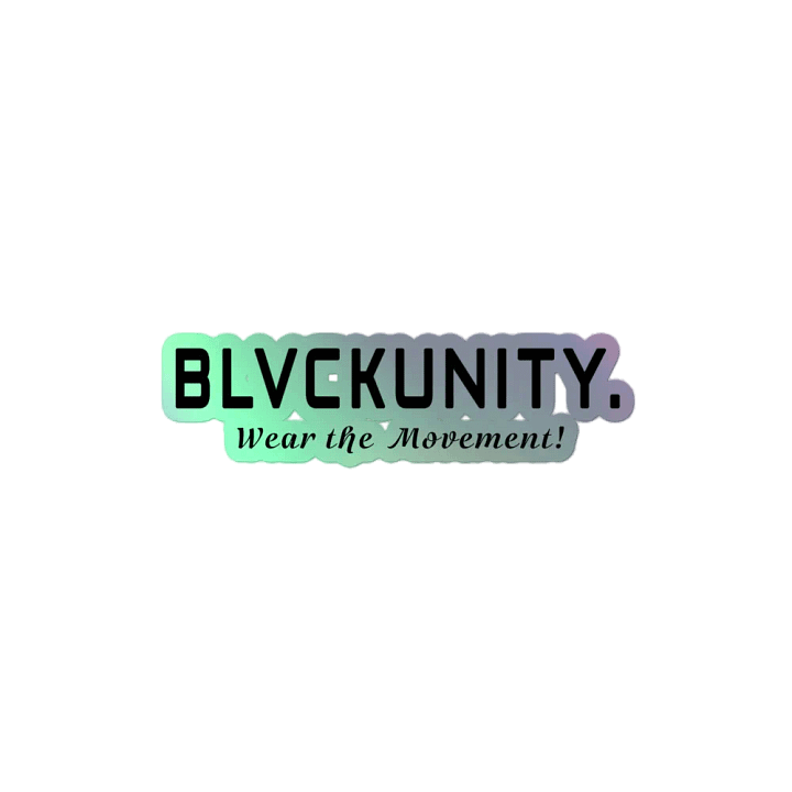 BLVCKUNITY. - Wear the Movement Stickers product image (2)
