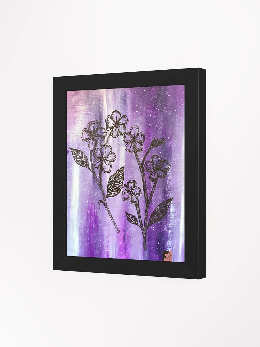 "Forget-Me-Nots" Framed Poster Print product image (3)