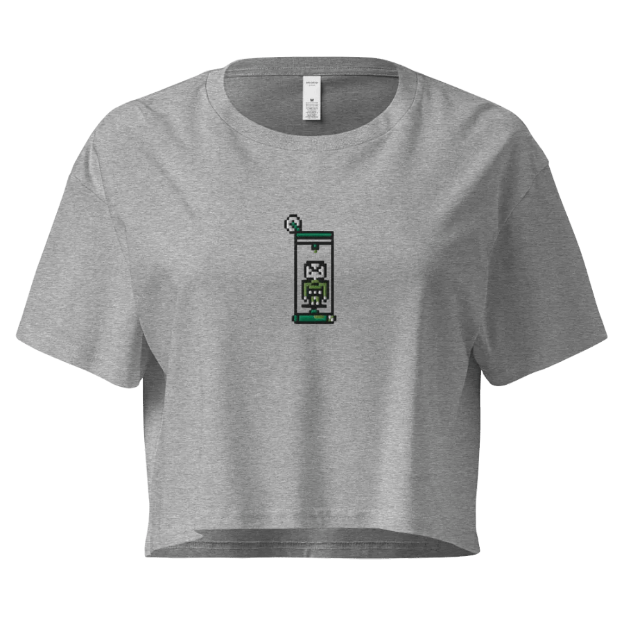 8-Bit Game Over? x AS Colour Crop Top Stitched product image (1)