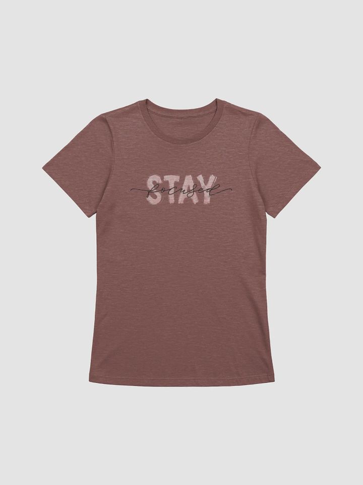 Women's Supersoft Relaxed-fit T-Shirt Stay Focus Graphic product image (1)