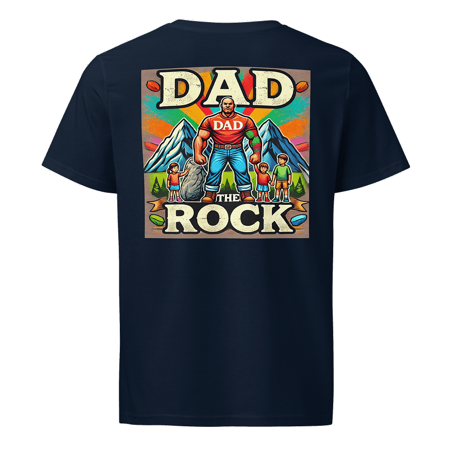 Dad The Rock - Mountain Family Men's Organic T-Shirt product image (2)
