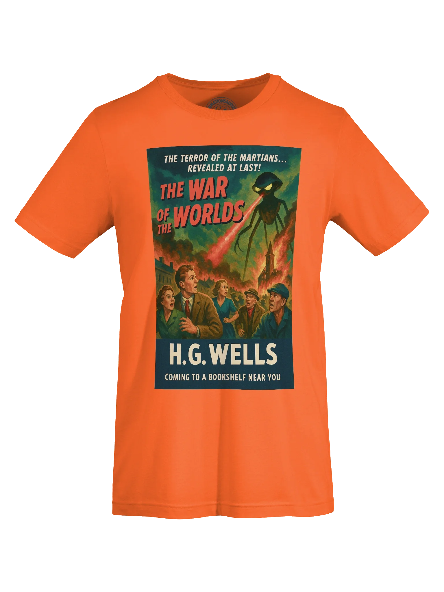 "The War of the Worlds" 1950's Faux Retro Film Poster H.G. Wells Concert Tee Fit Unisex T-Shirt product image (67)