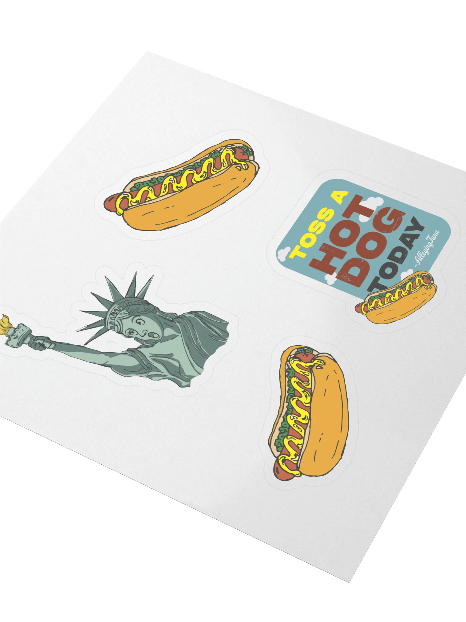 Hotdog Toss Sticker Set product image (3)