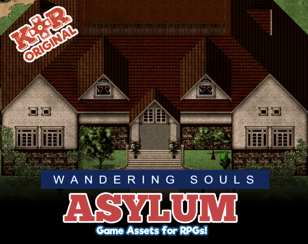 KR Wandering Souls Asylum Tileset for RPGs product image (1)