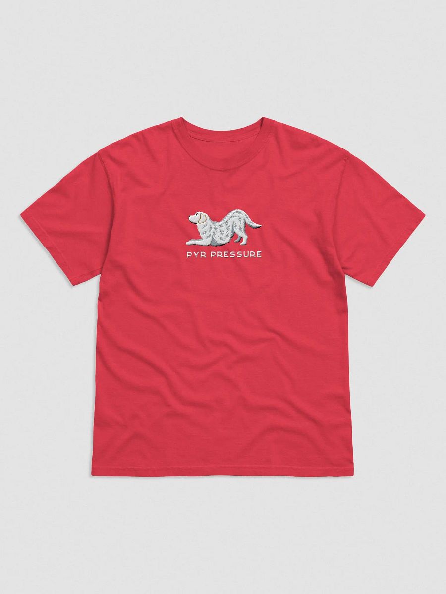 Pyr Pressure T-Shirt(Embroidered) of a Great Pyrenees product image (4)