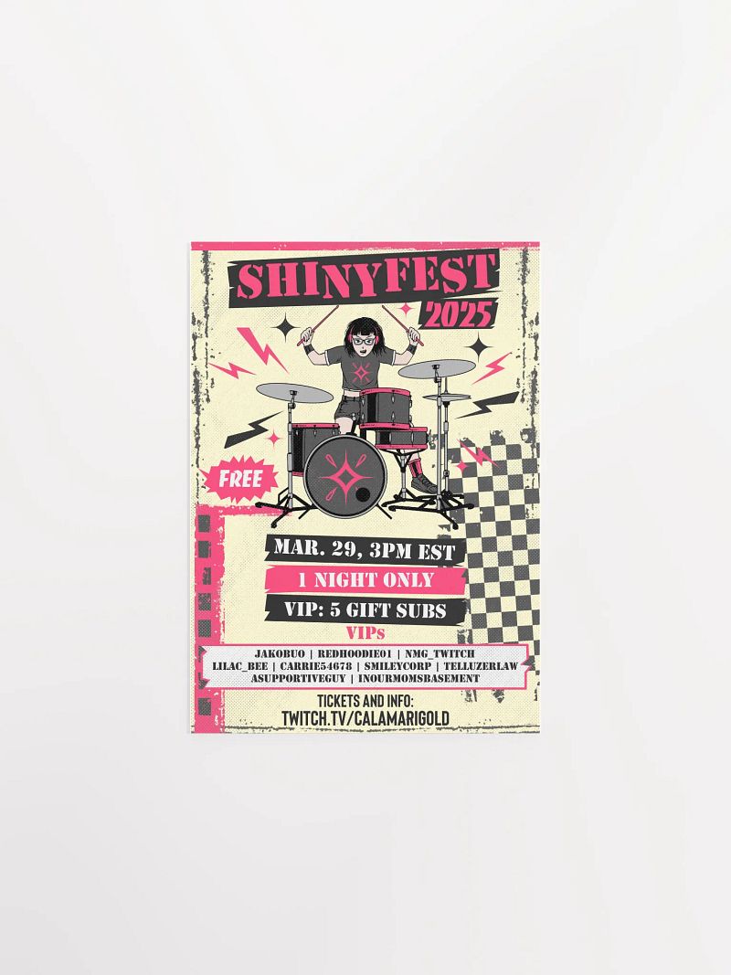 ShinyFest 2025 Concert Poster