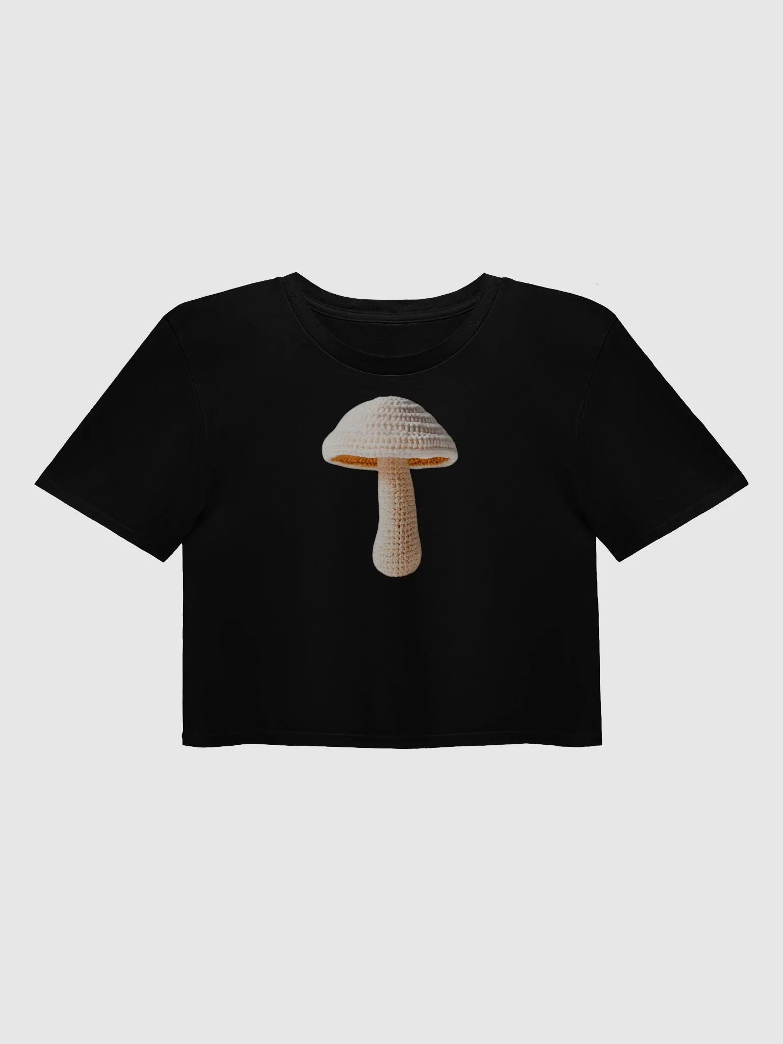 CozyAvocado Women's Premium Mushroom Crop Top #3 product image (1)