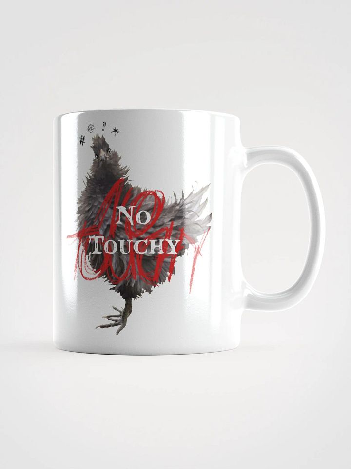No Touchy | Glossy White Mug product image (2)
