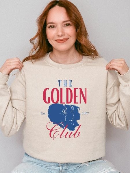 The Golden Club Cozy Minimalist Fall Sweatshirt product image (5)