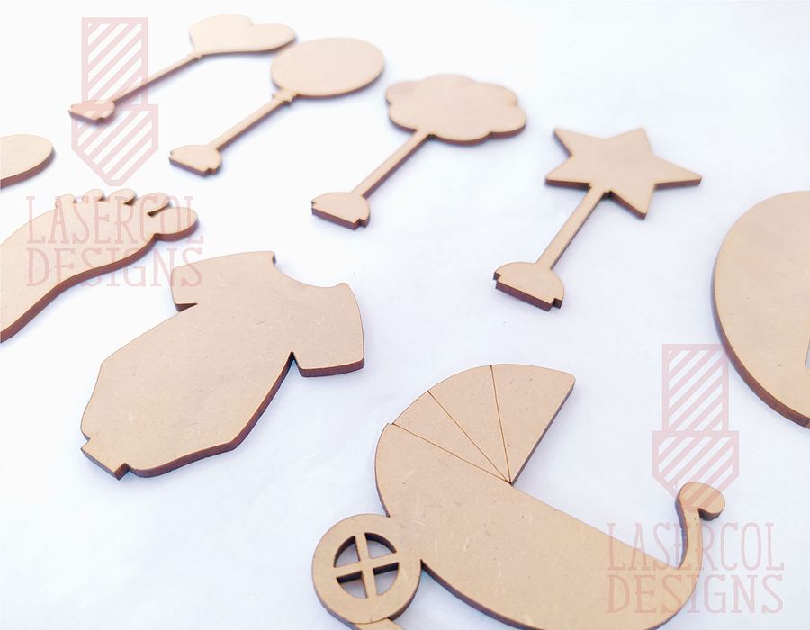 Baby Shower Gift- Laser Cut Files product image (6)