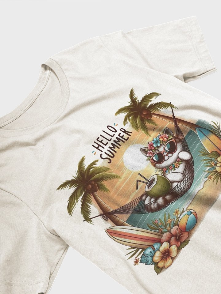 Tropical Cat Paradise T-Shirt product image (2)