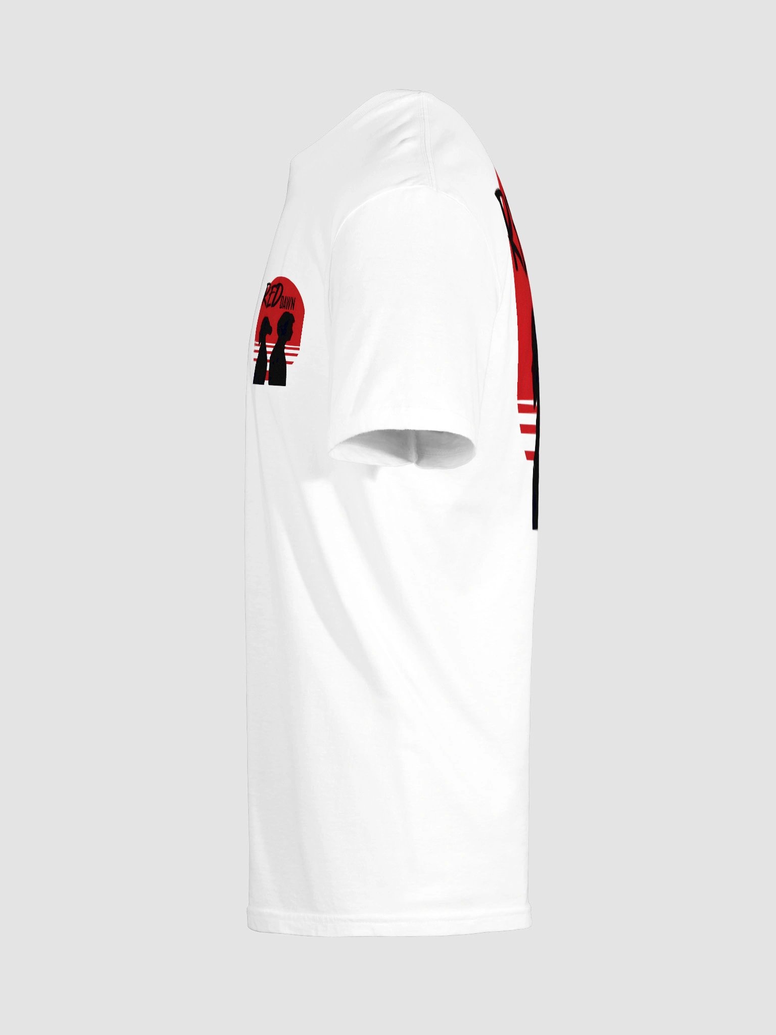 Red Dawn: Hamilton & Leclerc Ferrari F1 Duo Art - Iconic Motorsport Sunset Tee product image (9)