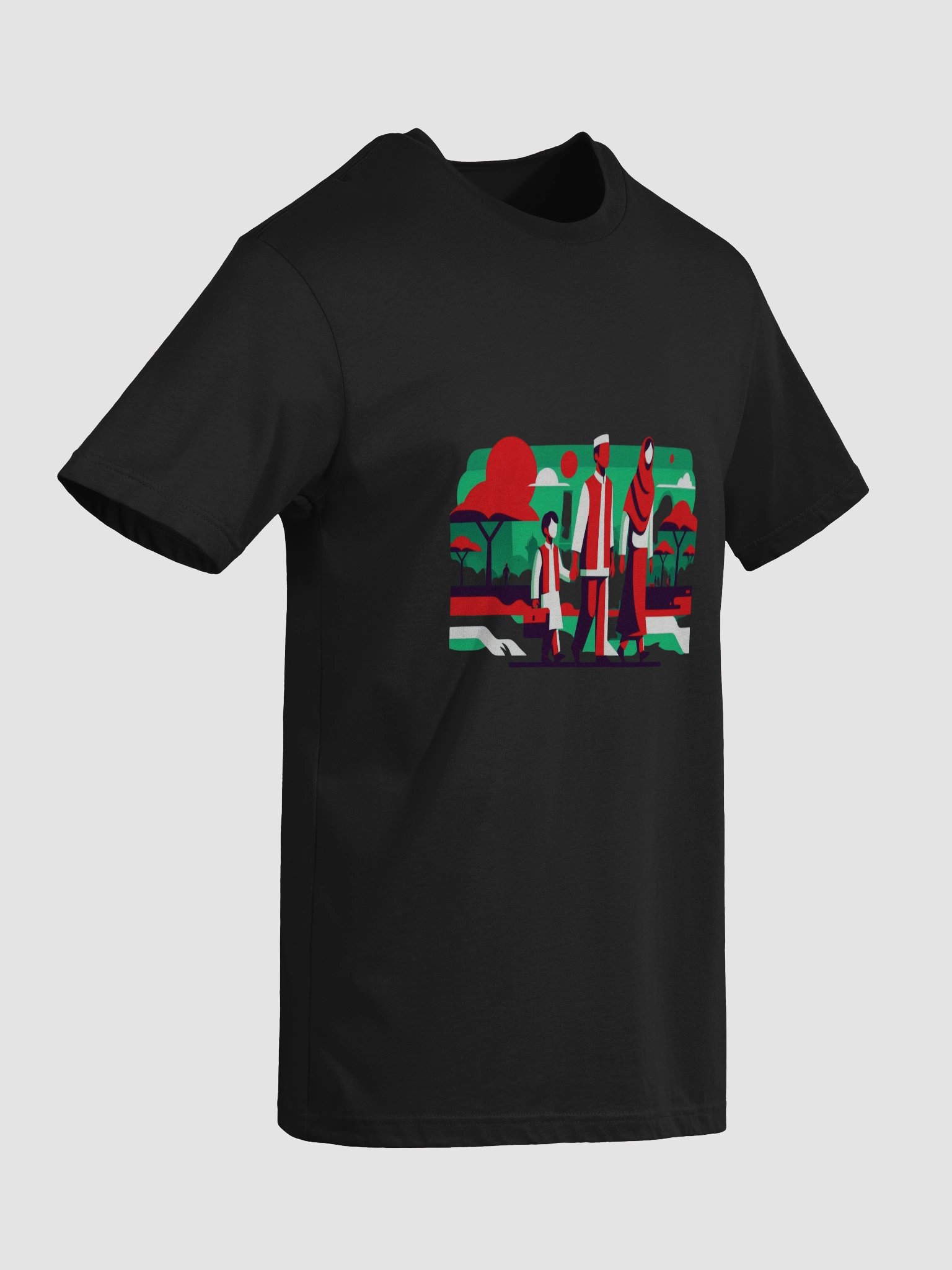Bangladeshi Family on Eid Walk - T-Shirt product image (9)
