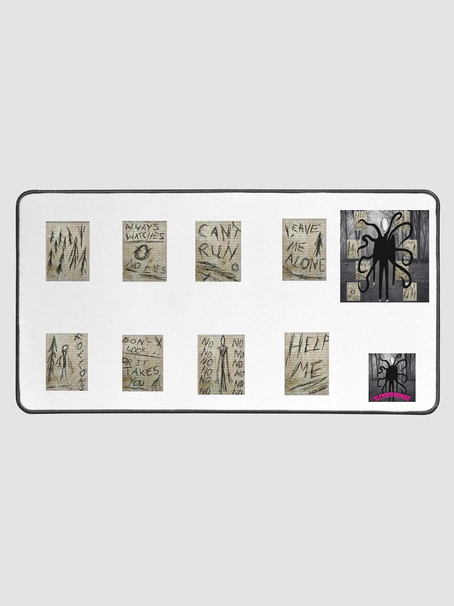 SLENDERMAN'S PAGES DESK MAT product image (1)