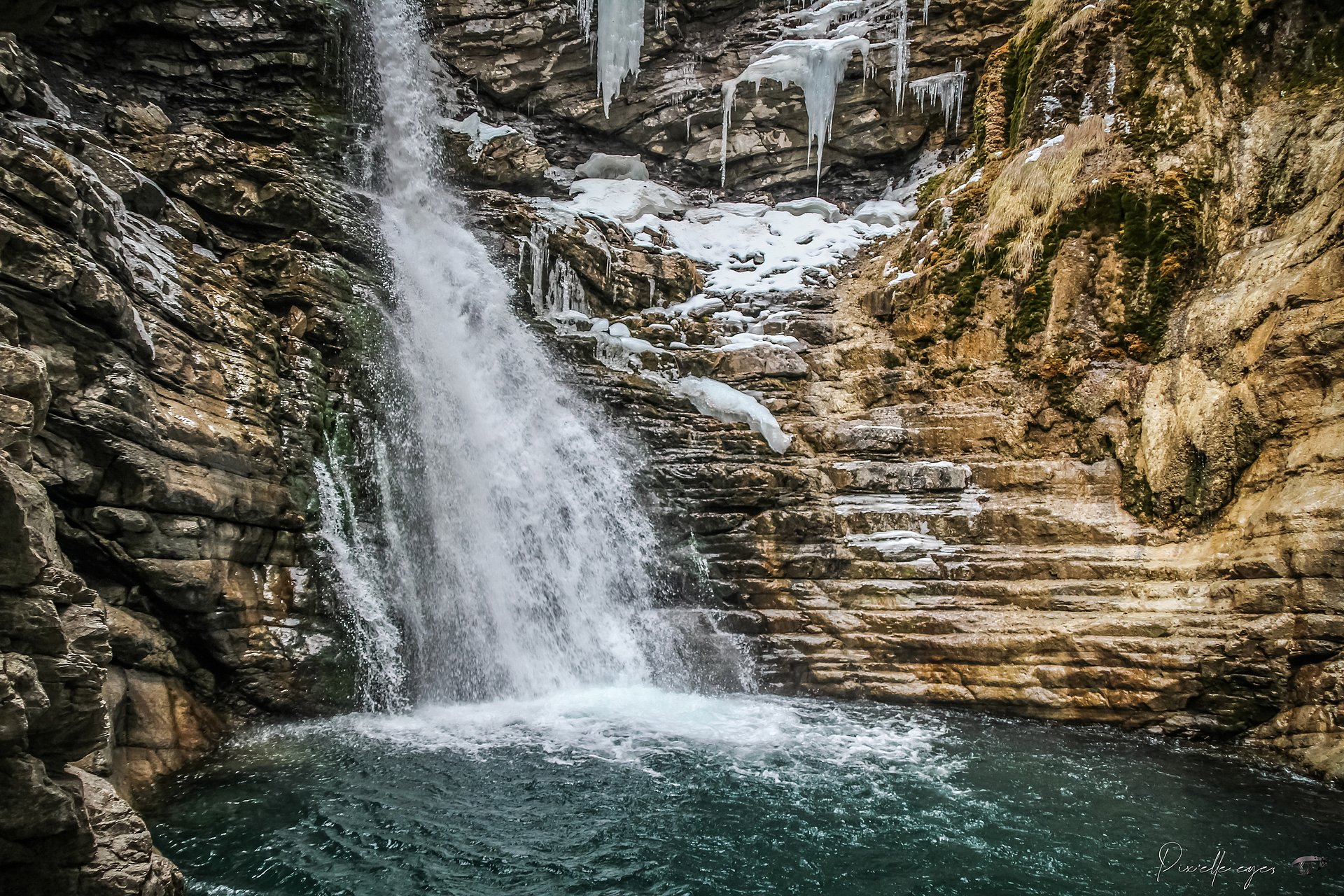 Fine Art Photography - Cascade de la Lance, Frozen Beauty, Colmars, Alpes-de-Haute-Provence product image (1)