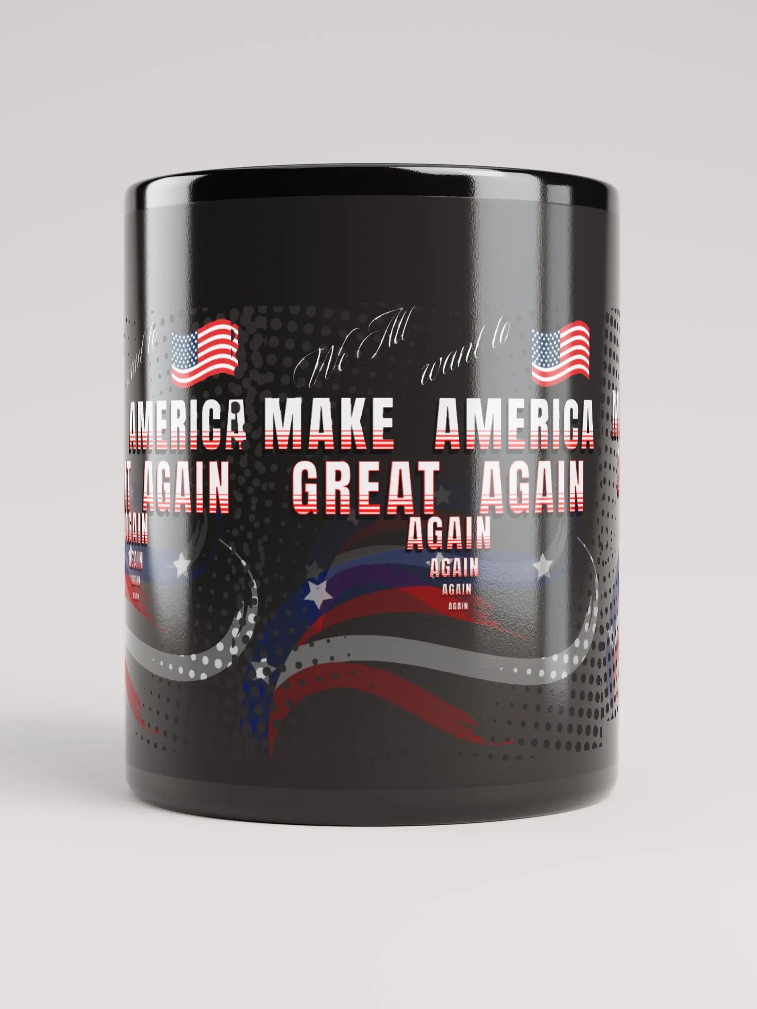 Black Mug Make America Great Again for Patriots dads moms product image (10)