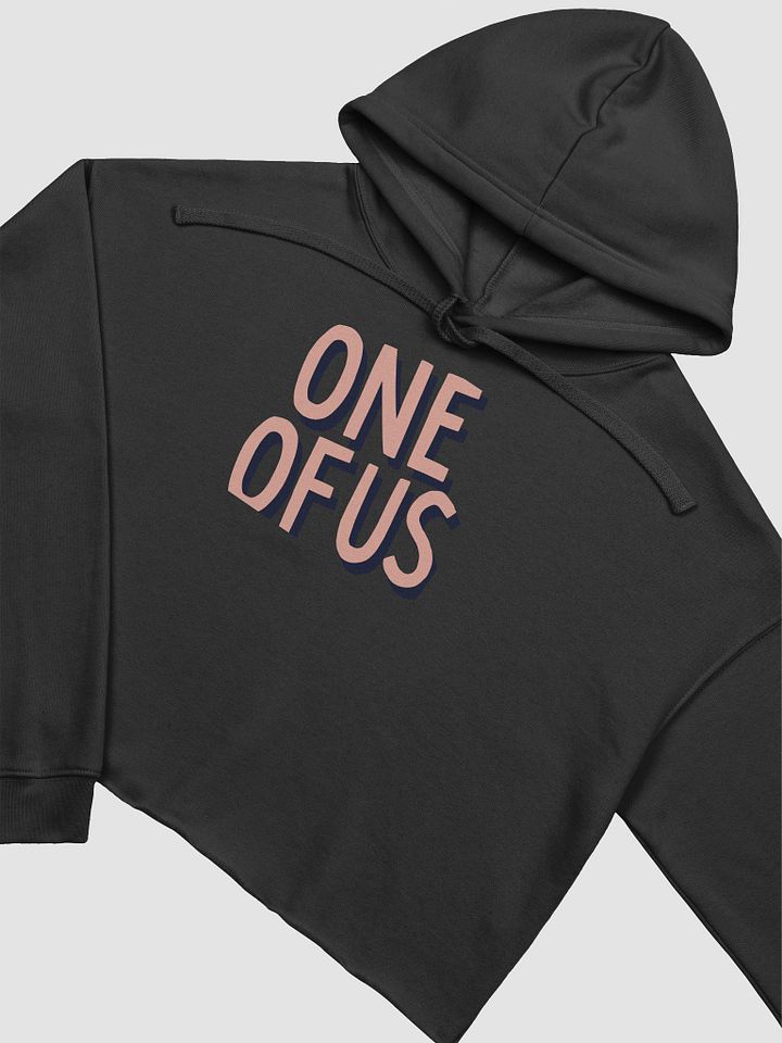 One of Us Crop Hoodie product image (1)