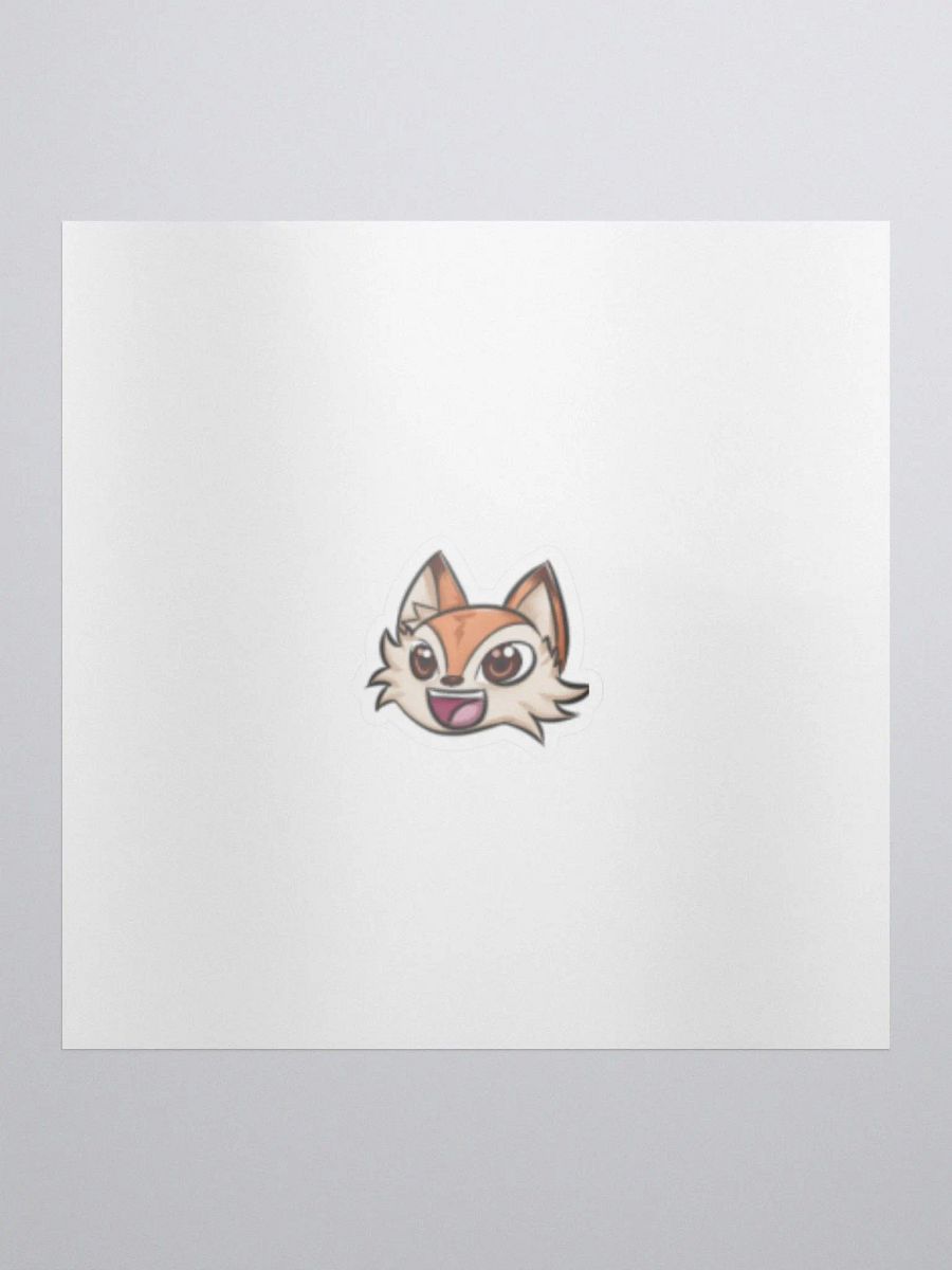 Foxxy Pog Emote Sticker 1.5