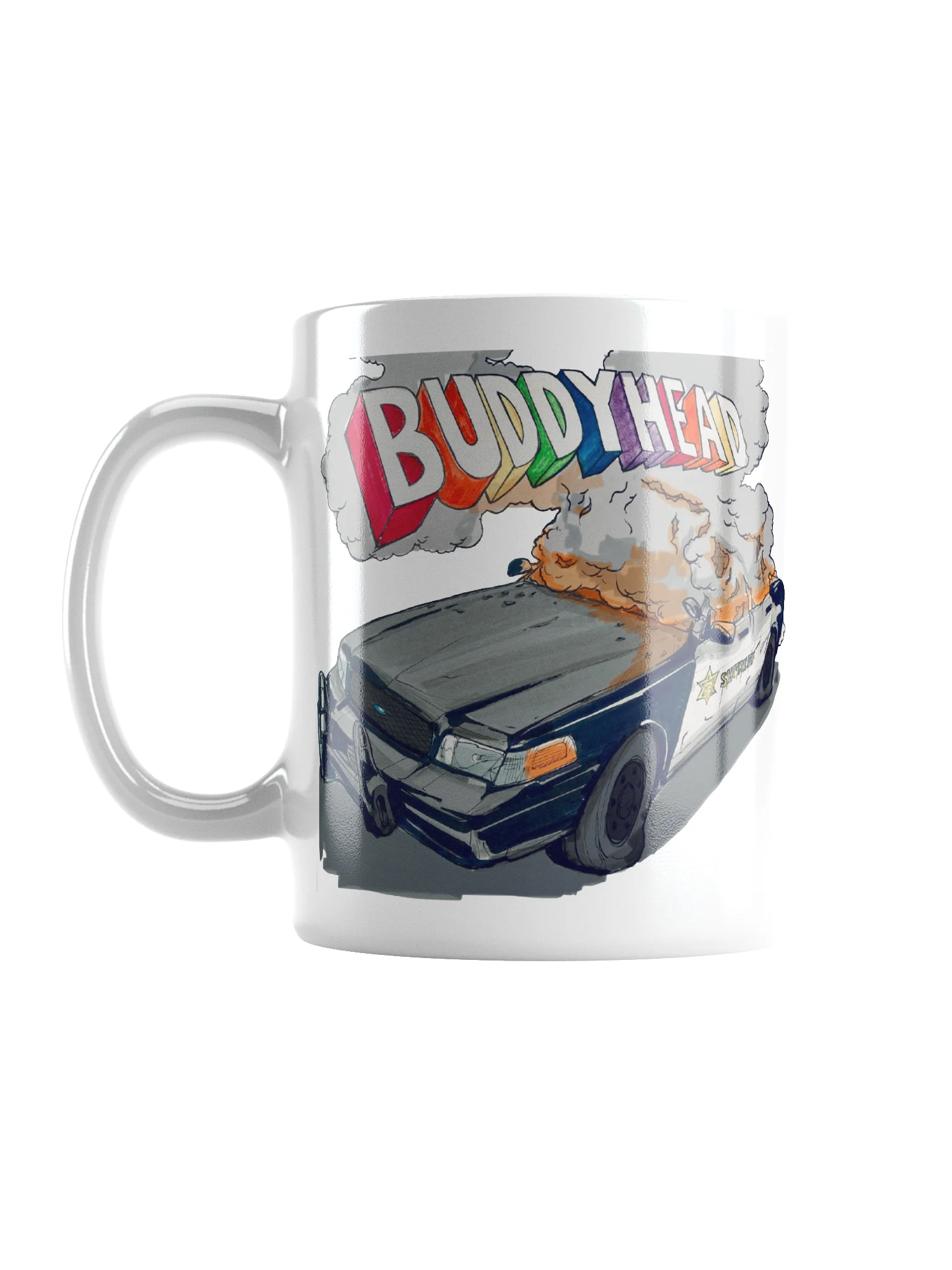 Cop car coffee mug product image (2)