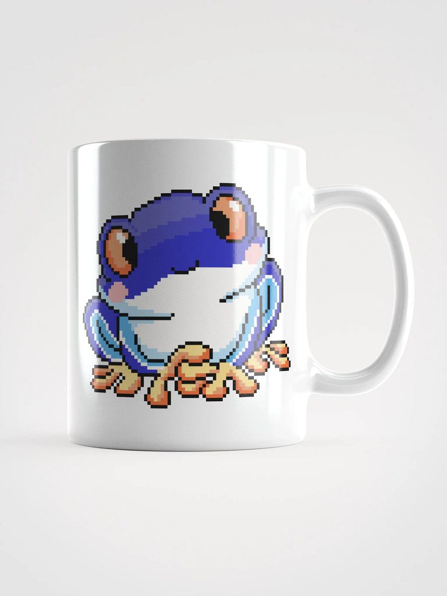 Dark Blue Rip the Frog White Glossy Mug product image (2)