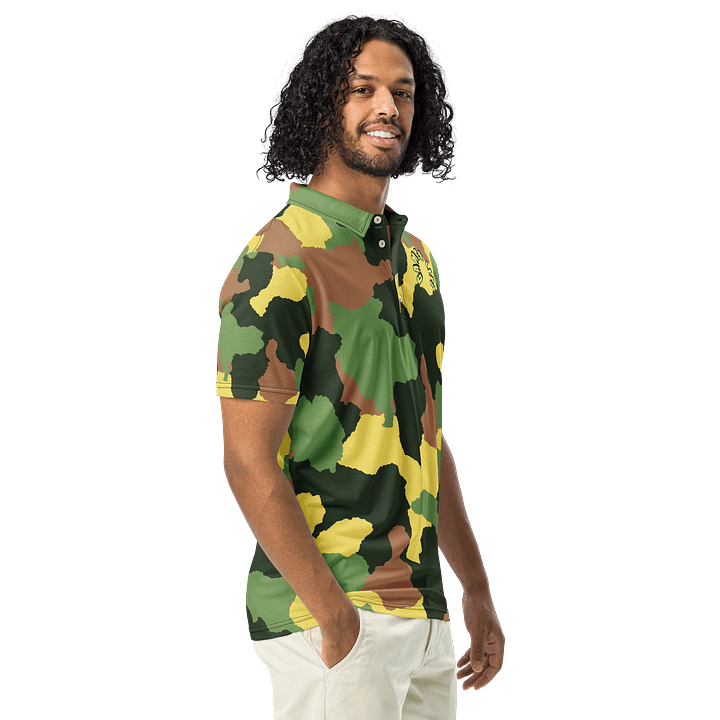 Gamer Life Camo Slim Fit Polo product image (1)