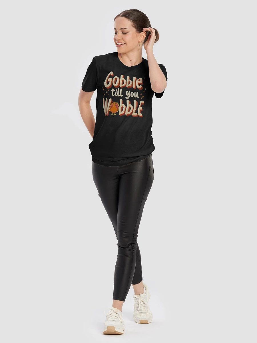 Festive Turkey Gobble Till You Wobble T-Shirt product image (10)