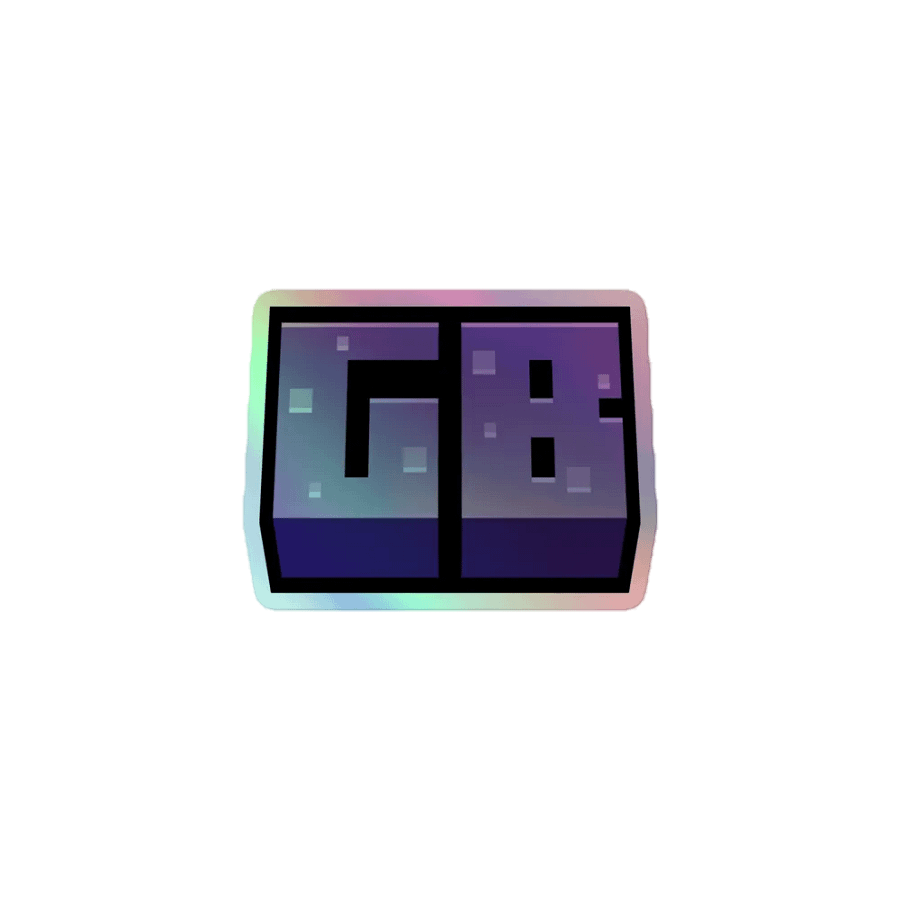 Kiss-Cut GB Holographic Sticker product image (1)